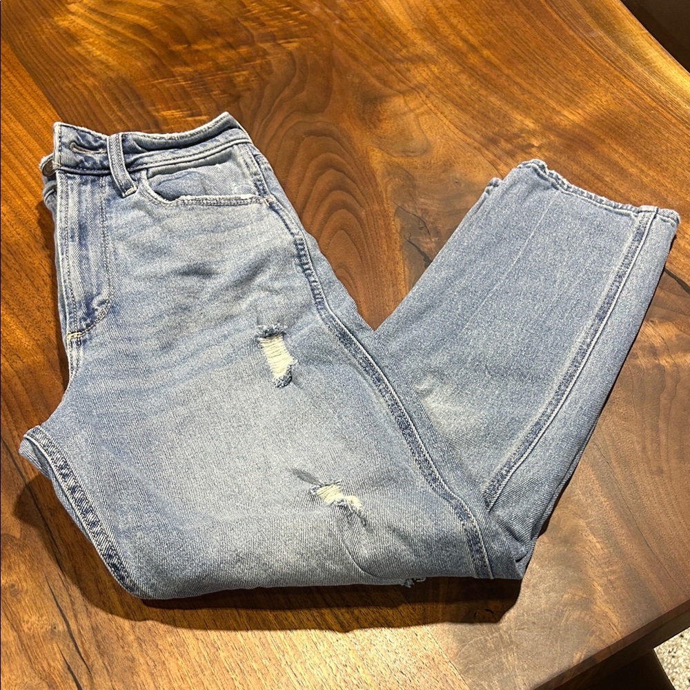 Hollister Light Blue Straight Leg Jeans
